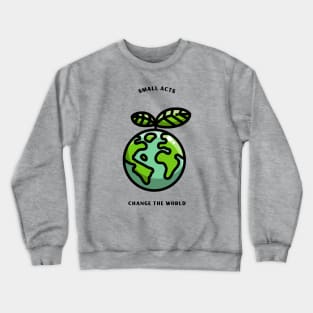 Eco Friendly Earth Day Crewneck Sweatshirt